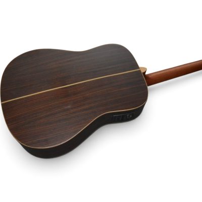 Custom Forge Jack Daniels Aged Barrel Finish Dreadnought Acoustic Electric Guitar Fishman Pickups - Image 7