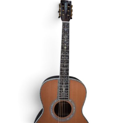 Custom Vertex 00045 Natural Finish Solid Spruce Top Acoustic Electric Guitar - Image 5
