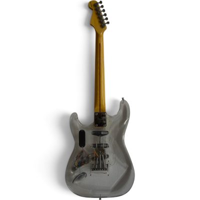 Custom Regent Plexiglass Acrylic Lucite Integrated Multi Colored LED Illumination Guitar - Image 16