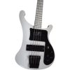 Custom Nova 4003 White 4 String Bass White Fretboard Maple Finish