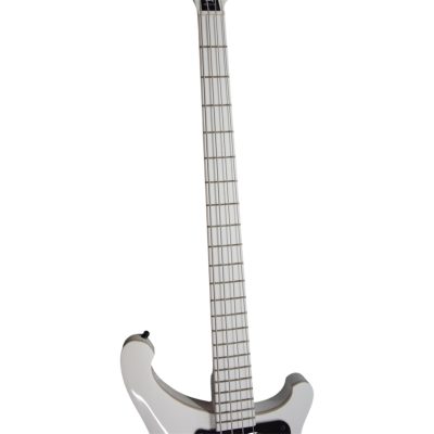 Custom Nova 4003 White 4 String Bass White Fretboard Maple Finish - Image 4