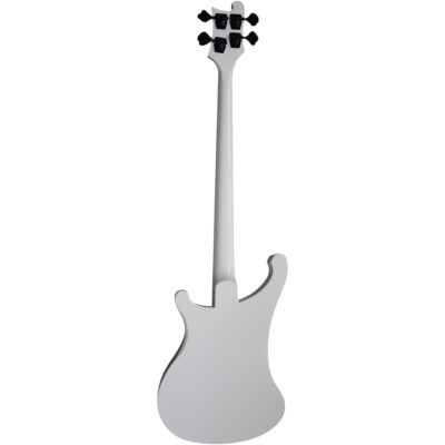 Custom Nova 4003 White 4 String Bass White Fretboard Maple Finish - Image 9