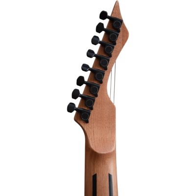 Custom Topaz Black Machine Birdseye Blue Burst Finish 8 String Guitar - Image 10