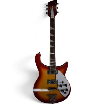 Custom Nova Fireglo Sunburst 620 Solid Body Electric Guitar - Image 2