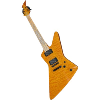 Custom Garnet James Hetfield Sun Inlay Quilted Maple Top 6 String Electric Guitar Maple Fretboard - Image 4