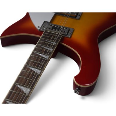 Custom Nova Fireglo Sunburst 620 Solid Body Electric Guitar - Image 6