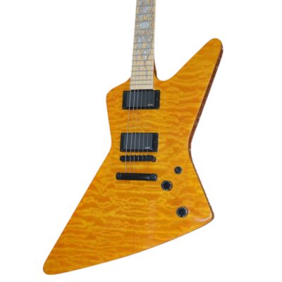 Custom Garnet James Hetfield Sun Inlay Quilted Maple Top 6 String Electric Guitar Maple Fretboard