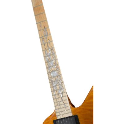Custom Garnet James Hetfield Sun Inlay Quilted Maple Top 6 String Electric Guitar Maple Fretboard - Image 7