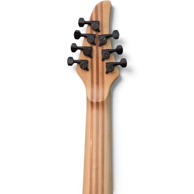 Custom Onyx Regius Orange Burst Flamed Maple Top 7 String Guitar - Image 6