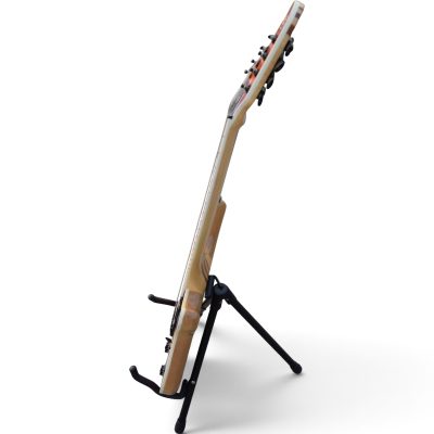 Custom Onyx Regius Orange Burst Flamed Maple Top 7 String Guitar - Image 2