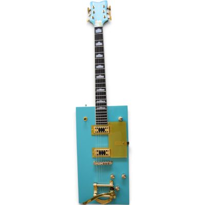 Custom Sovereign Bo Diddley G5810 Sea Foam Green Guitar Bigsby Tremolo - Image 3