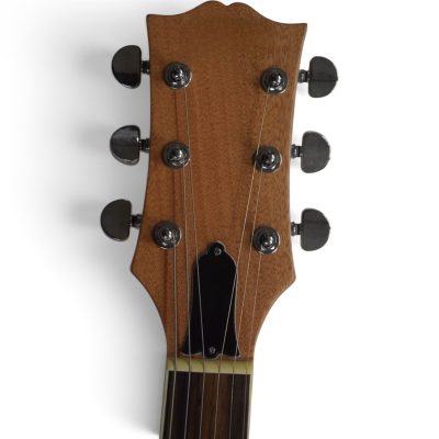 Custom Crown ES333 Tom DeLonge Satin Brown Cream Racing Stripe Fhole Semi Hollow Jazz Guitar - Image 9