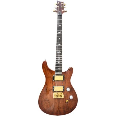 Custom Monarch Santana Burl Spalted Rosewood Neck Electric Guitar - Image 2
