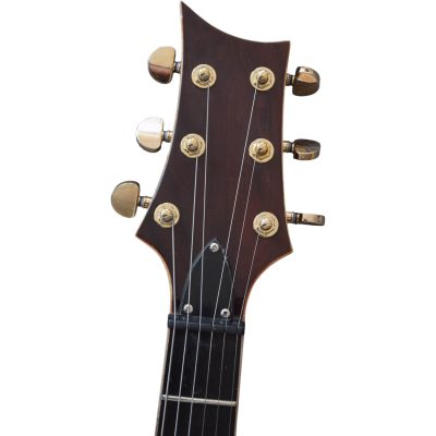 Custom Monarch Santana Burl Spalted Rosewood Neck Electric Guitar - Image 4