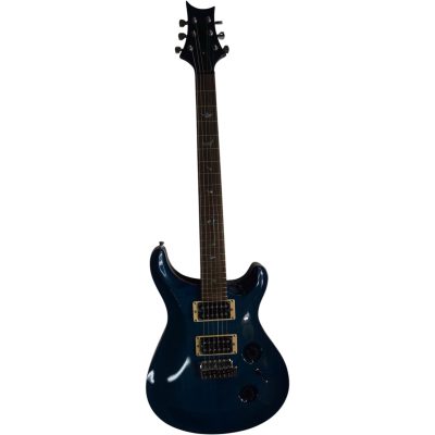 Custom Monarch Santana Blue Flamed Maple Top Electric Guitar - Image 13