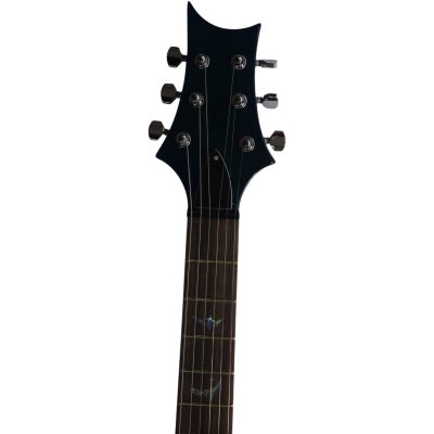 Custom Monarch Santana Blue Flamed Maple Top Electric Guitar - Image 12