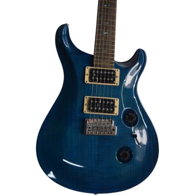 Custom Monarch Santana Blue Flamed Maple Top Electric Guitar
