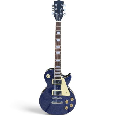 Custom Crown Tommy Blue Sparkle Dust Electric Guitar - Image 3
