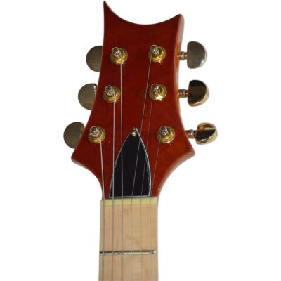 Custom Monarch Santana Blue Matteo Flamed Maple Top Electric Guitar - Image 4