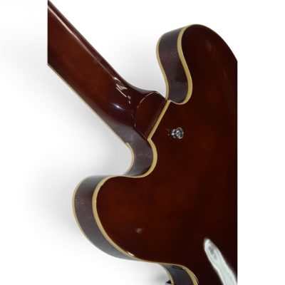 Custom Crown ES335 BB King Lucille Walnut Thinline Semi Hollow Body Guitar - Image 12