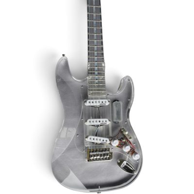 Custom Regent ST Multi Colored LED Plexiglass Acrylic Lucite Body Neck Guitar - Image 6