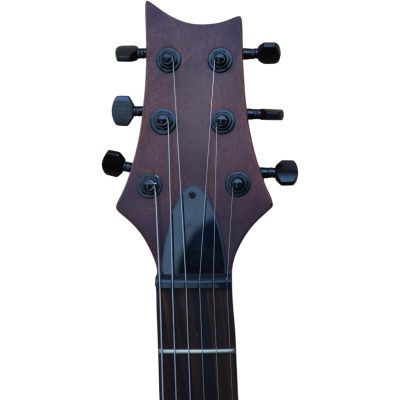 Custom Monarch 24 Gray Burst SE Mark Holcomb Quilted Maple Top Electric Guitar - Image 5
