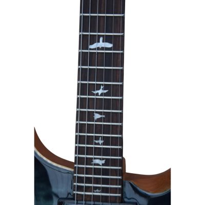 Custom Monarch 24 Gray Burst SE Mark Holcomb Quilted Maple Top Electric Guitar - Image 6