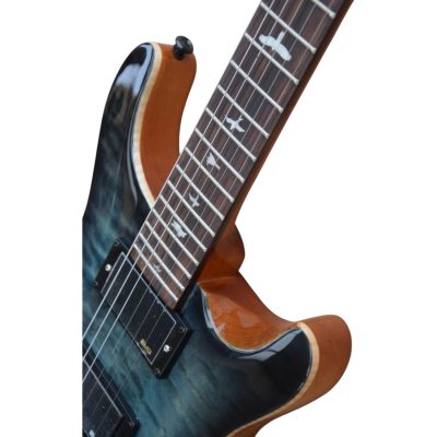Custom Monarch 24 Gray Burst SE Mark Holcomb Quilted Maple Top Electric Guitar - Image 7