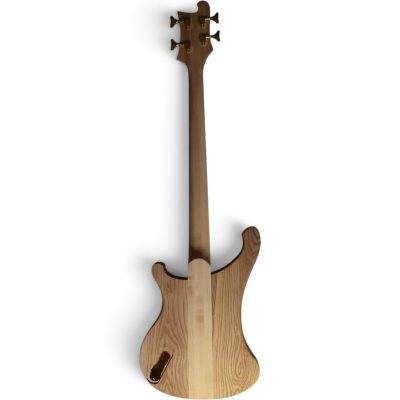 Custom Nova 4003 Naturalglo Lemmy Kilmister Finish 4 String Bass Oak Carved Leaves - Image 12