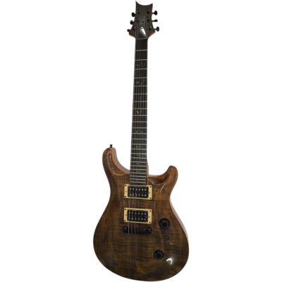 Custom Monarch Santana Brown Burst Flamed Maple Top Electric Guitar - Image 2