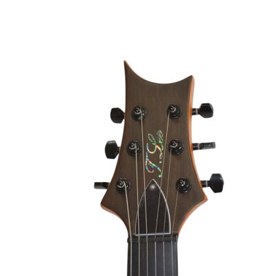 Custom Monarch Santana Brown Burst Flamed Maple Top Electric Guitar - Image 4