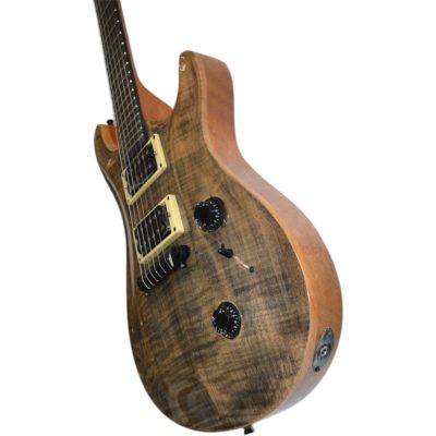 Custom Monarch Santana Brown Burst Flamed Maple Top Electric Guitar - Image 5