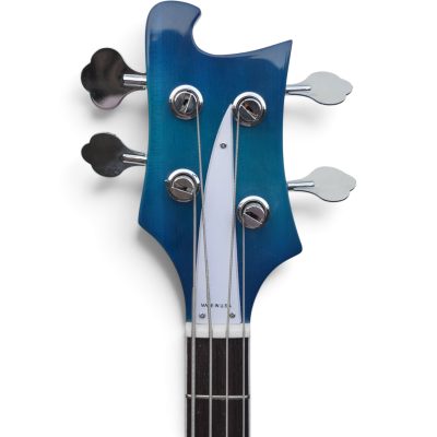 Custom Nova 4003 Trans Blue 4 String Bass - Image 7