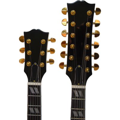 Custom Crown SG Don Felder Alphine White Double Neck 12 6 String EDS1275 Electric Guitar - Image 5