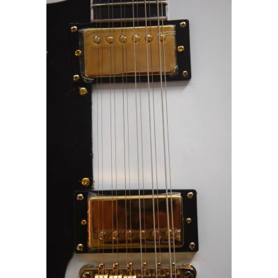 Custom Crown SG Don Felder Alphine White Double Neck 12 6 String EDS1275 Electric Guitar - Image 7