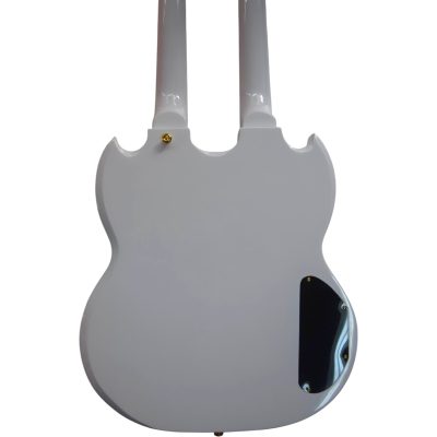 Custom Crown SG Don Felder Alphine White Double Neck 12 6 String EDS1275 Electric Guitar - Image 11