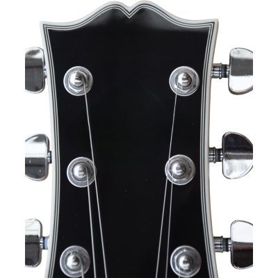 Custom Crown SG Supreme Gray Flamed Maple Top Electric Guitar 3 Pickups - Image 8