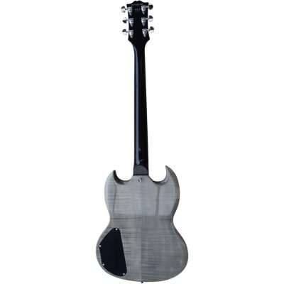 Custom Crown SG Supreme Gray Flamed Maple Top Electric Guitar 3 Pickups - Image 10
