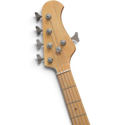 Custom Aether Sting Sunburst Quilted Maple Top 5 String Bass - Image 4