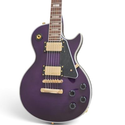 Custom Crown Tuxedo Rhoads Purple Electric Guitar