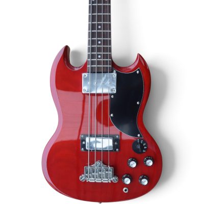 Custom Crown SG EB3 Heritage Wine Red 4 String Bass