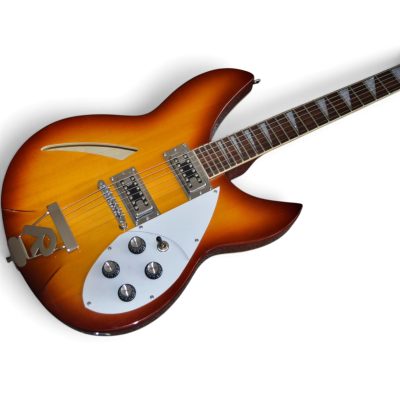 Custom Nova Tobacco Burst 330 2 Pickups 6 String Electric Guitar