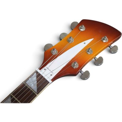 Custom Nova Tobacco Burst 330 2 Pickups 6 String Electric Guitar - Image 5