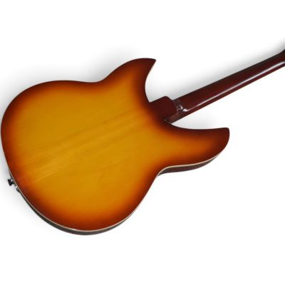Custom Nova Tobacco Burst 330 2 Pickups 6 String Electric Guitar - Image 8