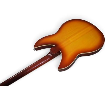Custom Nova Tobacco Burst 330 2 Pickups 6 String Electric Guitar - Image 2