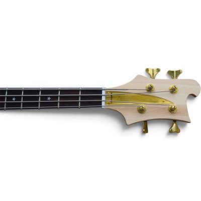 Custom Nova 4003 Naturalglo Lemmy Kilmister Finish 4 String Bass Oak Carved Leaves - Image 8