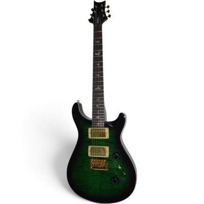 Custom Monarch Emerald Green Verde Burst Flamed Maple Top Electric Guitar - Image 7