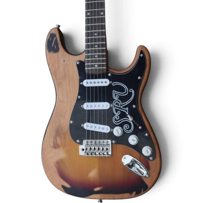 Custom Regent SRV Heavy Aged Relic Finish Stevie Ray Tobacco Sunburst Electric Guitar - Image 3