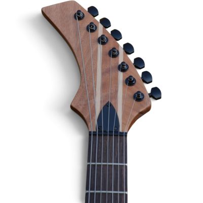 Custom Agile Septor Elite Natural Mahogany 7 String Guitar - Image 6