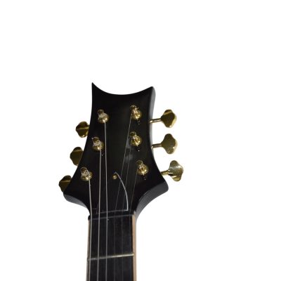Custom Monarch Gray Black Burst Flamed Maple Top Electric Guitar - Image 7